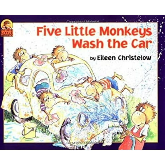 Five Little Monkeys Wash the Car (Hardcover) by Eileen Christelow