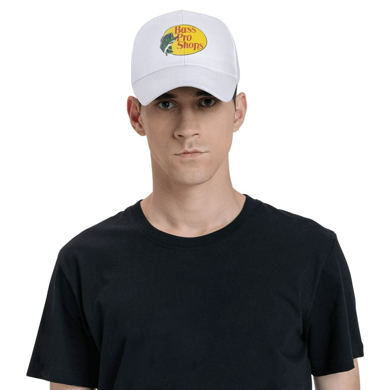 Bass Pro Shop Casquette White Adjustable Mesh Baseball Cap for Hat
