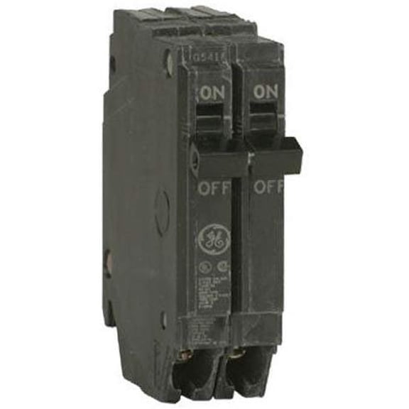 General Electric THQP250 Circuit Breaker, 2-Pole 50-Amp Thin Series