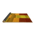 thumbnail image 2 of Ahgly Company Indoor Rectangle Abstract Yellow Contemporary Area Rugs, 2' x 4', 2 of 4