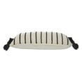 thumbnail image 5 of Ox Bay Milan White/Black Striped Cotton Adult Decorative Lumbar Pillow, 5 of 8