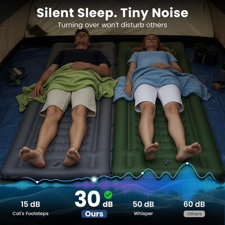 Self-Inflating Sleeping Pad with Pillow and Pump photo 8