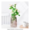 thumbnail image 4 of Florero Decorativo Hometrends 20 cm, Diseño Rayas, Vidrio Café, 4 of 4