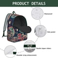 thumbnail image 4 of Chic and Functional Boho Paisley Backpack for College, Durable School Bookbag with Laptop Sleeve, Roomy Daypack for Students, Perfect Gift Idea for Women and Teens, 4 of 5