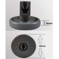 thumbnail image 2 of Ensemble Complet de 8 Roues de Lave-Vaisselle Compatible avec Privileg, Faure, AEG, Electrolux, Zanussi 40mm, 2 of 5