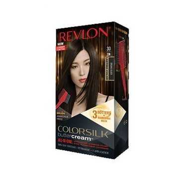 Revlon ColorSilk Buttercream Hair Color, Brown Black