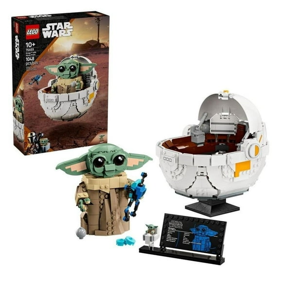 Set LEGO Star Wars Grogu con Aerocuna 75403