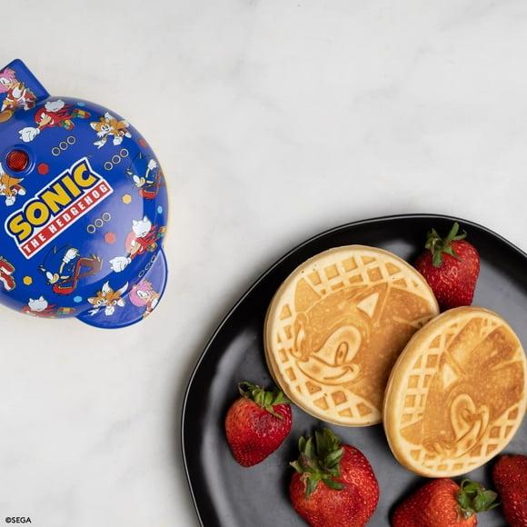 Uncanny Brands Sonic the Hedgehog Mini Gaufrier - Appareil de Cuisine Sega