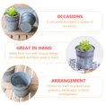 thumbnail image 3 of GOOHOCHY 3Pcs Antique Iron Flower Containers for Home Decor 4.1X4.1X4.1in, 3 of 8