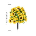 thumbnail image 3 of Realistic Artificial Sunflower Garden Stakes Outdoor Decorative Flowers Spring Home Decor Plastic Plants for Patio Lawn Yard Garden Enhancement Weather Resistant Faux Flowers for Garden Landscaping, 3 of 9