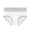 White, variant on yunLCZ Women's Cotton Underwear High Waist Breathable Small Fresh Cotton Trackless Girls' New Comfortable Women's Underwear