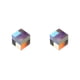 thumbnail image 1 of Kearding Cubo óptico de cristal de ciencia, cubos de luz brillante hexaédrico para el hogar, juguete educativo, modelo de oficina, herramienta 15x15x15mm 2Conjunto, 1 of 6