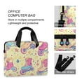 thumbnail image 4 of FORMRS 16" Laptop Bag Carrying Sleeve Case with Handle Travel Shoulder Briefcase, Neon Skates, 4 of 8