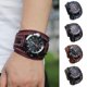 thumbnail image 2 of Reloj Naievear para hombre, esfera redonda, preciso, retro, ajustable, regalo de cumpleaños, universal, hecho a mano, correa de piel sintética, reloj de cuarzo para uso diario, color negro Bolígrafo Bolígrafo Bolígrafo de papelería, 2 of 5