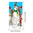 thumbnail image 2 of Tenture de Rideau de Porte de Fête de Noël Festive pour Rassemblements des Fêtes et Couverture d'Entrée Intérieure Saisonnière, Porte d'Entrée Distinctive, 2 of 6