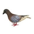 thumbnail image 5 of figatia Simulation Foam Pigeon Model Imitation Dust Miniature Statue Figure Residential Culture Realistic Pigeon Artificial Bird for Shelf Earthy Red, 5 of 8