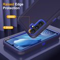 thumbnail image 3 of SHILIU-Anshow Étui Robuste pour Samsung Galaxy S25 Plus, Antichoc de Qualité Militaire, Protection Rigide à 3 Couches, Anti-Poussière, Durable et Absorbant les Chocs avec Protection de Port, Bleu Foncé, 3 of 4