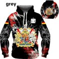 thumbnail image 5 of Sudadera con capucha con estampado digital 3D de la antigua insignia del caballero para hombre, sudadera de gran tamaño, sudadera informal de manga larga para hombre, ropa de calle, 5 of 5