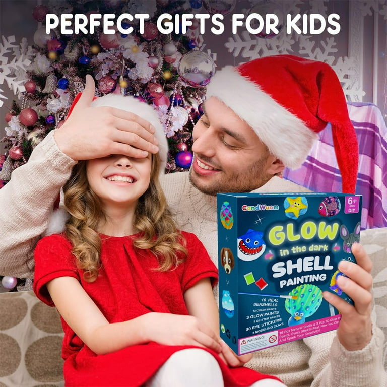 Kids Sea Shell Painting Kit Arts Crafts Gifts for Boys and