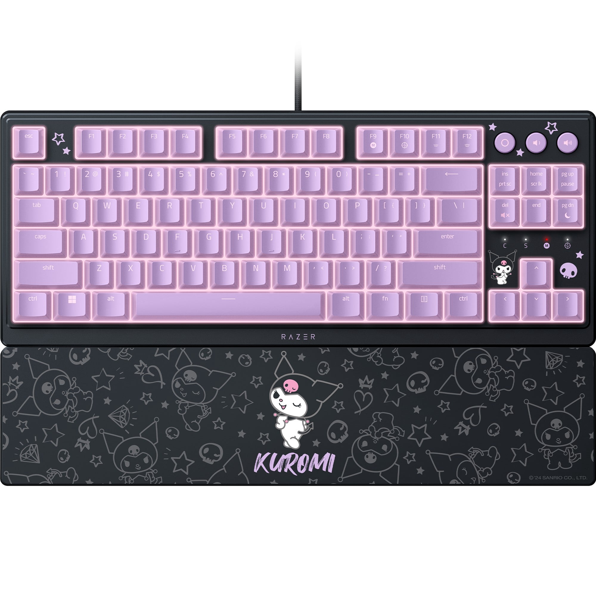 Razer Ornata V3 Tenkeyless Low Profile PC Gaming Keyboard, Kuromi