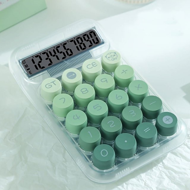 MesaSe 1PC Sports Style Calculator With 10 Digit Large Buttons Suitable For Teachers And Students In School Offices