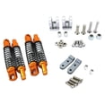 thumbnail image 2 of Conjunto de 4:10 Scale RC Coche Afirmación que trasero con de fijación para per per per RC Piezas de automóviles Accesorio de reemplazo naranja Yotijar amortiguador de coche rc, 2 of 8
