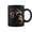 Black, variant on Monkey Zoo Colourful Monkey Face Polygon Animal Motif Monkey Coffee Mugs