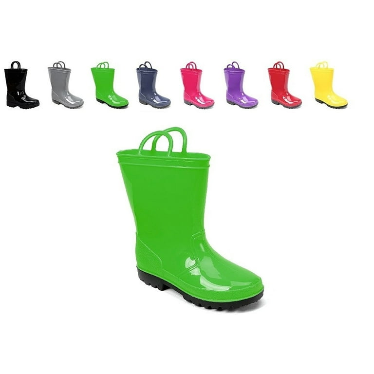 Walmart childrens rain outlet boots