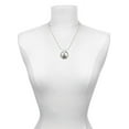 thumbnail image 3 of Delight Jewelry Silvertone Antiqued Sea Turtle Hockey Ring Charm Necklace, 18", 3 of 4