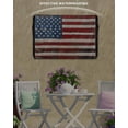 thumbnail image 6 of Outdoor TV Cover 60 to 65 Inch Weatherproof, Retro·Patriotic Waterproof TV Screen Protector for Outside Decor with Zipper and Pocket 58"L x 37"H , American Flag Star Striped Red Navy Blue, 6 of 7