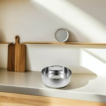 Raindrops 2Pcs Commercial Grade Stainless Steel Round Basin for Cotton Candy Machine Replacement