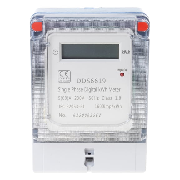 Digital kWh Meter LCD Electric Meter For Real Times Home Energy Usage Monitoring