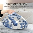 thumbnail image 5 of Satin Pillowcase Soft and Smooth Pillow Case for Hair and Skin Blue Flowers and Birds, 5 of 7