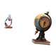 thumbnail image 5 of Estatua de resina de un pensador sentado, escultura de globo terráqueo, reloj de mesa, adorno abstracto de poliresina, ideal para la oficina, el hogar, 5 of 8