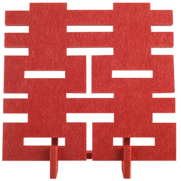 KAKOWELY Decoración de boda china, signo del carácter Xi, centro de mesa, decoración de la sala de bodas