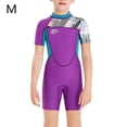 thumbnail image 2 of Naiovety Trajes de neopreno para niñas de 2,5 MM, traje de buceo de secado rápido, traje de neopreno de una pieza, traje de baño para jóvenes, buceo, Deportes acuáticos Violeta METRO Naiovety OD003678-02, 2 of 6