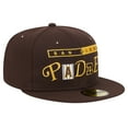 thumbnail image 3 of Men's New Era Brown San Diego Padres Ransom 59FIFTY Fitted Hat, 3 of 5