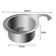 thumbnail image 2 of Stainless Steel Swan-Sink Strainer Basket Filterable Sink Caddy Organiser for Kitchen Use., 2 of 5