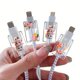 thumbnail image 1 of 1 juego de lindas fundas protectoras for cables de datos con flores y frutas | adecuado for soporte de cable de carga de teléfono móvil Apple IOS | diseño anti-rotura, 1 of 2