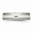 thumbnail image 3 of Titanium 925 Sterling Silver-Inlay 6mm Wedding Band Ring Size 9, 3 of 7