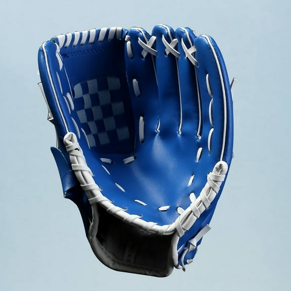 AURARMLET 1Pc Blue Sports Baseball Glove with Thickened Material Comfortable Fit for Infielder Training