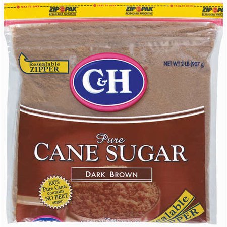 C&H: Pure Cane Dark Brown Sugar, 32 Oz - Walmart.com
