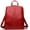 Red, variant on Backpack Korean Style College Style Backpack Solid Color,Red