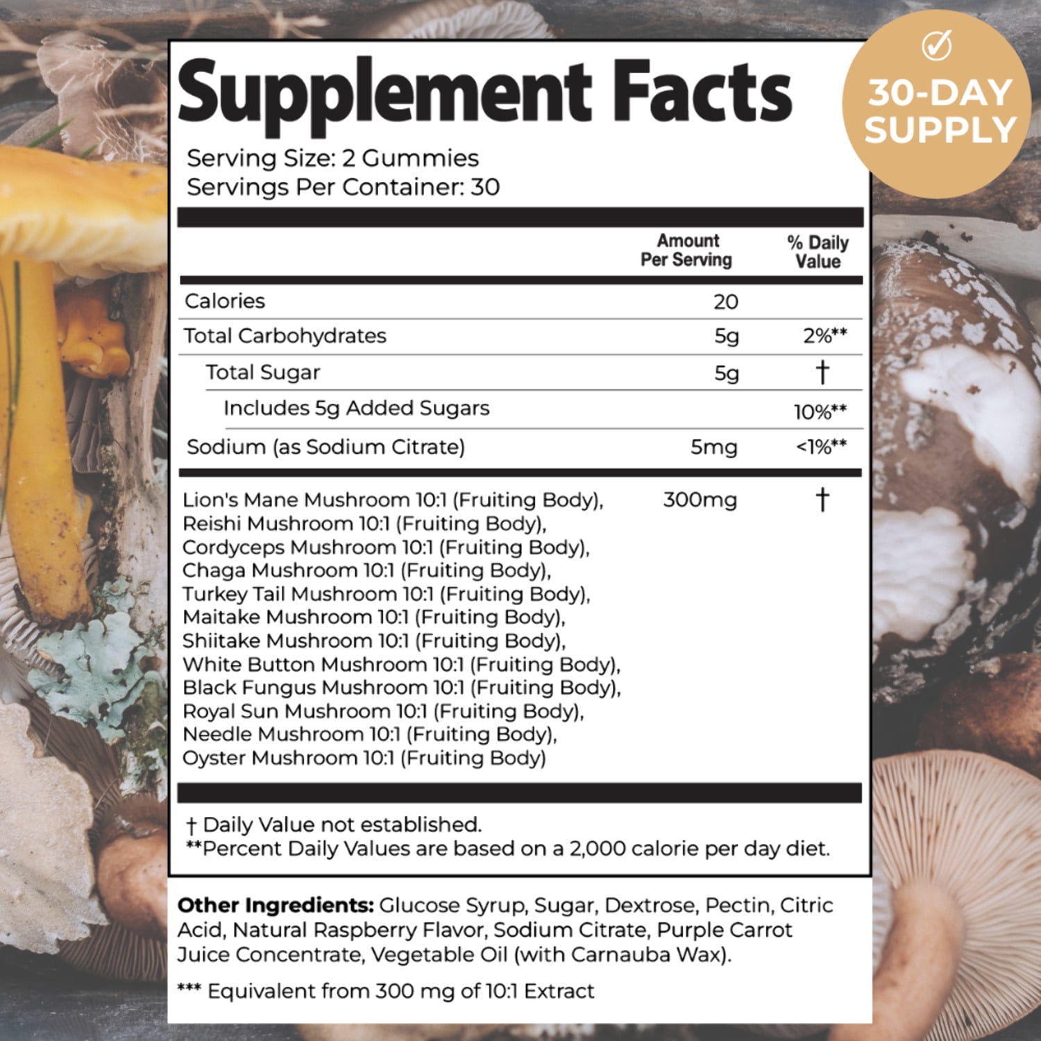 Super Mushroom Daily Gummies®