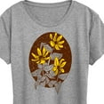 thumbnail image 3 of Instant Message - Window Pane Wildflowers - Women's Short Sleeve Graphic T-Shirt, 3 of 6