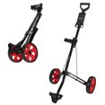 thumbnail image 1 of Caddymatic Golf Lite Trac 2 Wheel Folding Golf Cart Black/Red, 1 of 16