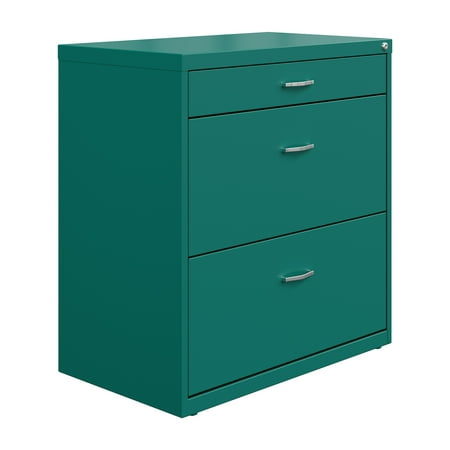 UPC: 0029404250743 | Space Solutions 30  Wide 3 Drawer Lateral File Cabinet for Home or Office  Fits Letter and Legal Paper Sizes  Teal