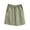 #41-Green, variant on Men's Vintage Washed Cotton Casual Shorts with Elastic Drawstring Waist & Pockets Gifts