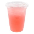 thumbnail image 2 of CF 16 oz. And 24 oz. Plastic Clear Cups with Flat Lids or Dome Lids Choose from Sets of 25,50, Sets or 100 Sets., 2 of 3