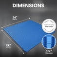 thumbnail image 3 of Puzzle Exercise Mat with EVA Foam Interlocking Tiles for MMA Exercise Gymnastics and Home Gym Protective Flooring Thick Square Feet, 3 of 9